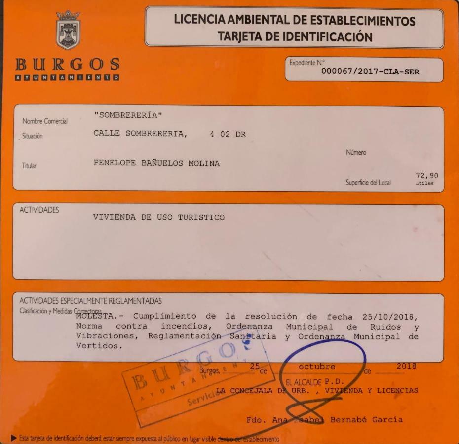 Apartamento Sombrereria Rimbombin Burgo Buitenkant foto